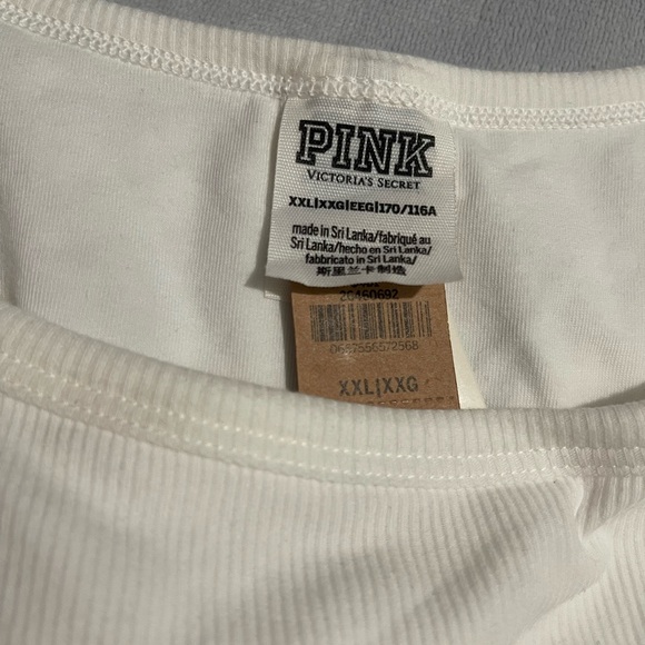 Victoria's Secret Pink Ribbed Crop Top - Picture 6 of 7